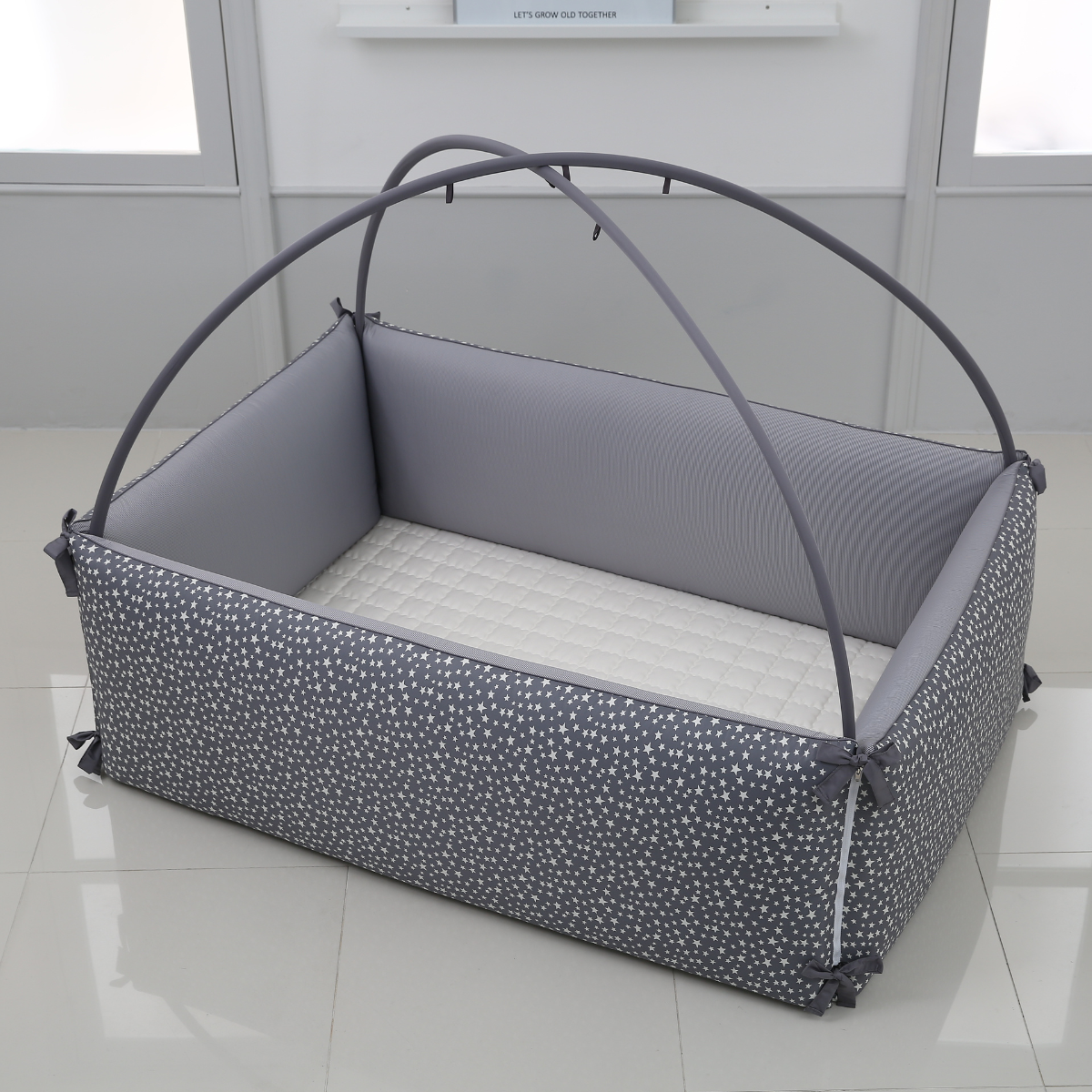 LOLBaby Microfiber Bumper Bed Big Star
