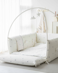 100% Premium Cotton Embroidery Bumper Bed - Polar Bear