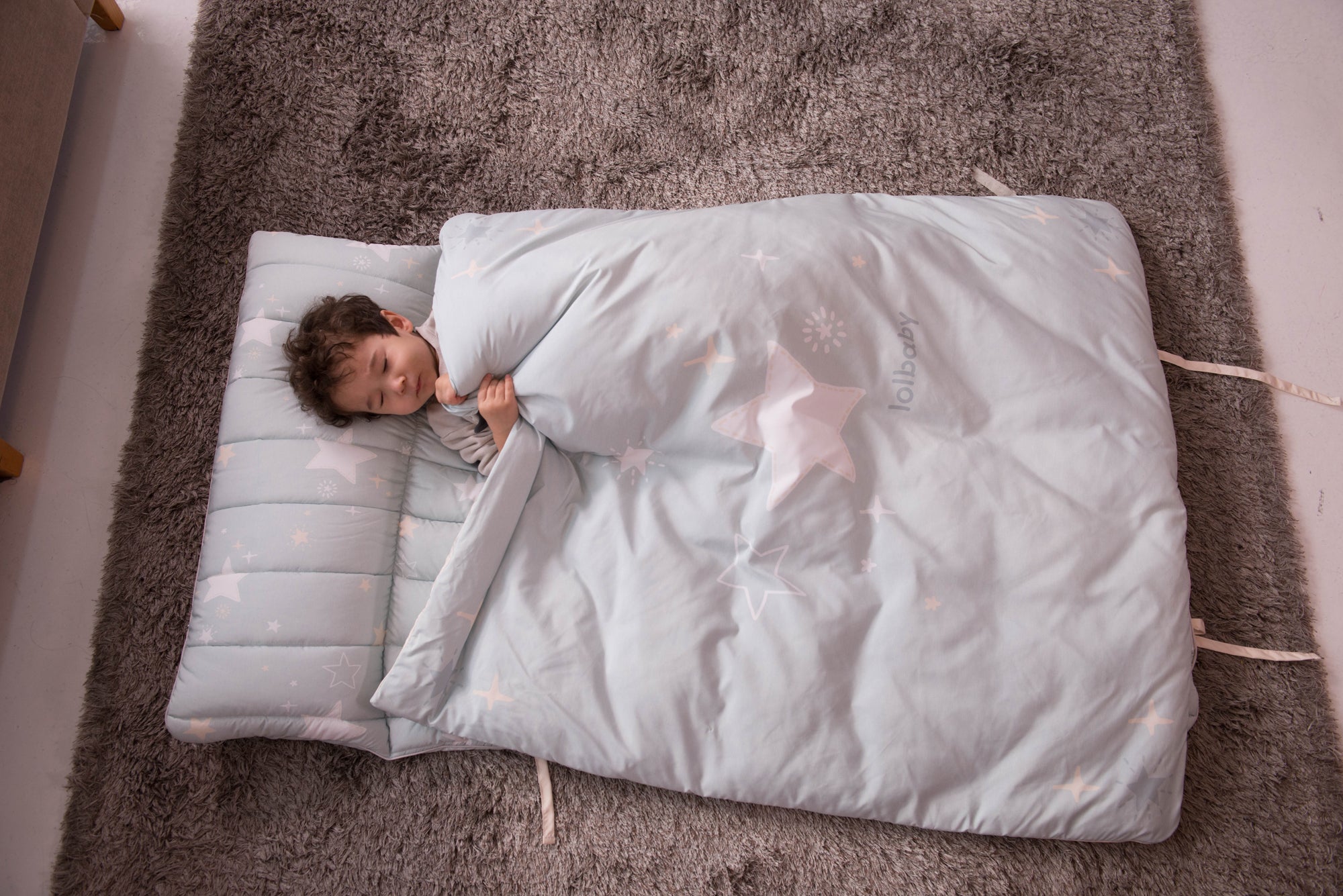 Portable Microfiber Nap Bedding Set - Sleepy Star
