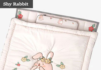 Microfiber Bedding Set - Shy Rabbit