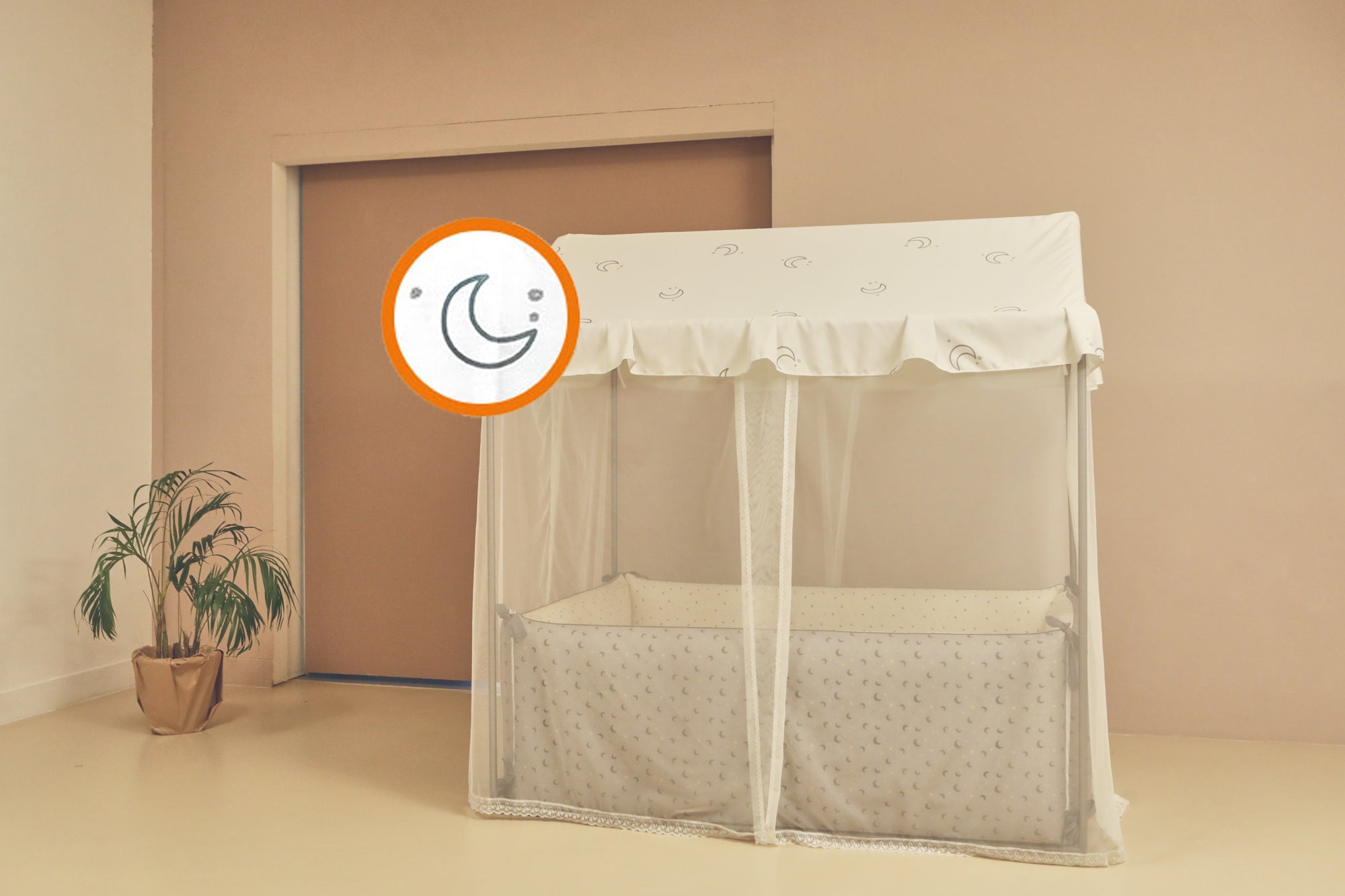 LOLBaby Playhouse Canopy - Lazy Moon