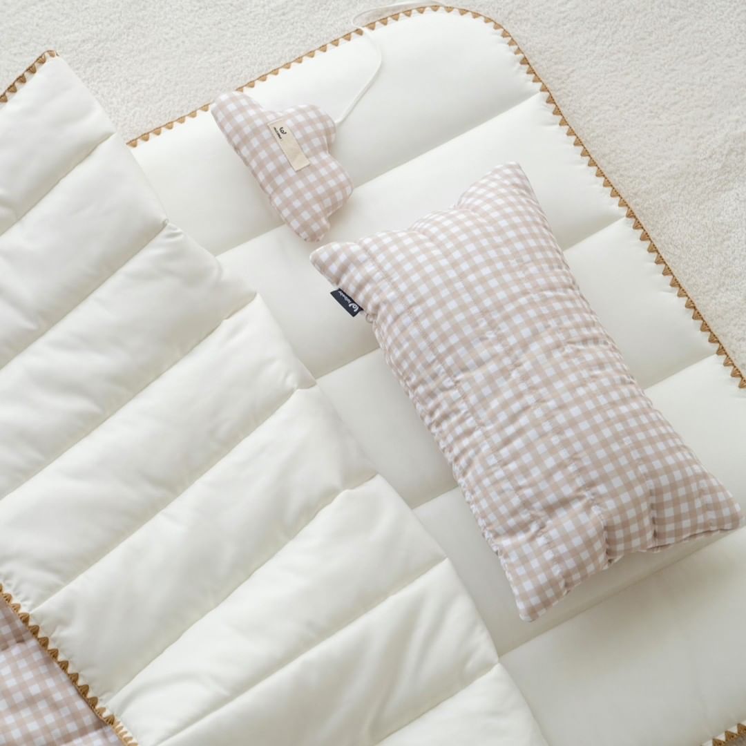 LOLBaby Pastel Check Nap Bedding Set (Various Designs)